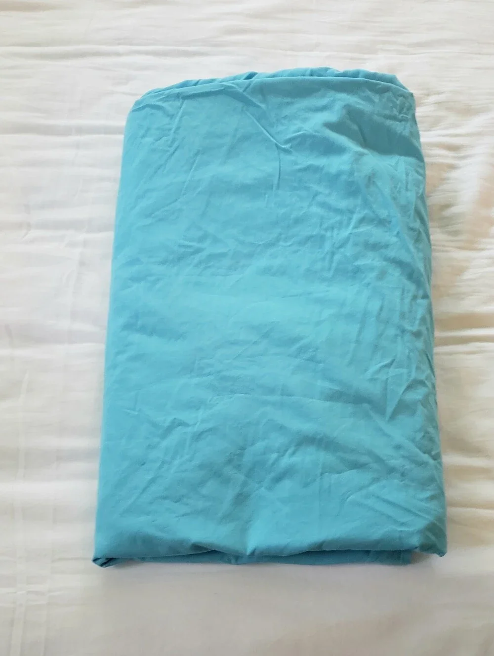 The Company Store Queen Duvet Cover Cotton Aqua